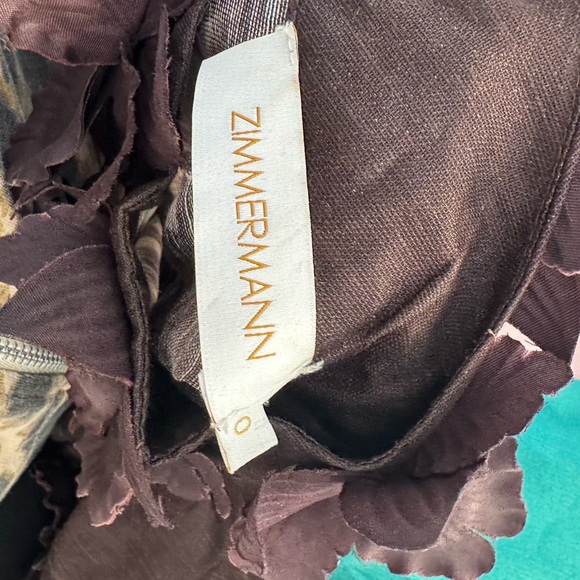 Zimmermann Dark Floral Formal Dress - Picture 3 of 6